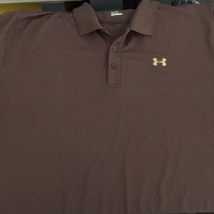 Under Armour 3XL Brown Dri-Fit polo.